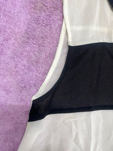 Black &amp; White  Fit Striped Shirt