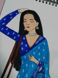 Aesthetic Girl Drawing
