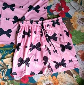 Mickey Mouse &amp; Bow Pajama Set