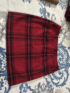 Mini Woollen Skirt