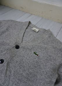 Lacoste Grey Cardigan
