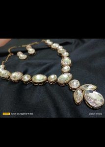 Elegant Pearl and Gold-Tone Jewelry Set