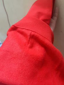 Women Red Fleece Leggings