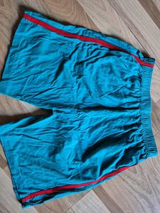 Cool Blue Striped Shorts