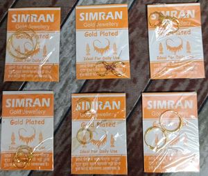 Simran Gold Plated Earrings