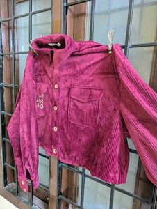Maroon Velvet Jacket (Smart Girl)