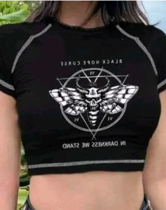 Black Hope Curse Crop Top