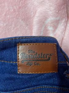 Dark Blue Flare Leg Jeans