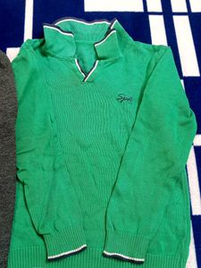 Kids Green Sweater Set