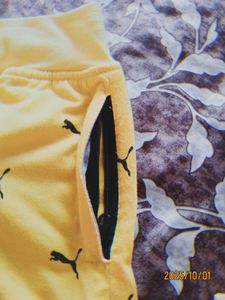 Pajama Pants with Puma Cat Print