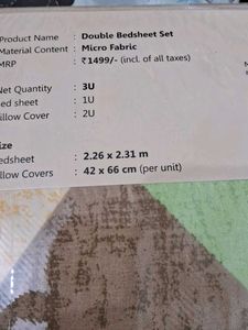 double Bed  Sheet