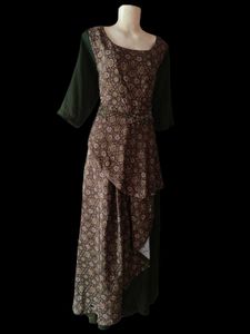 Elegant Indo-Western Layered Dress 🌿