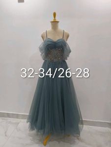 Elegant Blue  Gown
