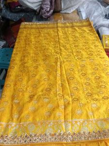 Elegant Yellow Saree
