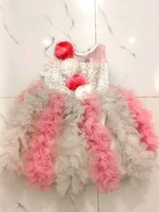 Cute Pink & White Dress
