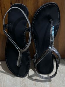 T-Strap Flat Sandals