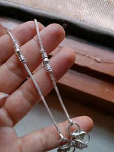 Silver Anklet Set