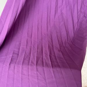 Pleated Maxi Skirt