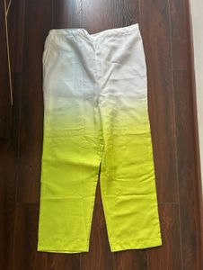 Lime Green Ombre Button-Down Dress XL, XXL