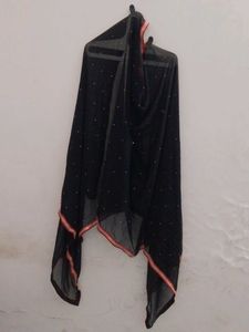 Elegant Black Dupatta