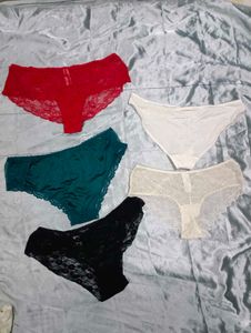 Lace Panty Bundle - 5 Pairs