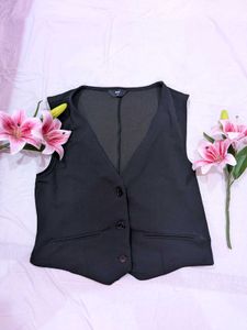 Chic Black Vest