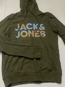 JACK&amp;JONES Olive Hoodie