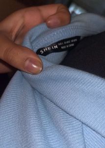 Blue Shien Polo Crop Top