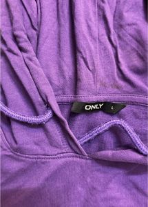 ONLY Purple Hoodie