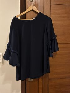 Elegant Navy Blue Top