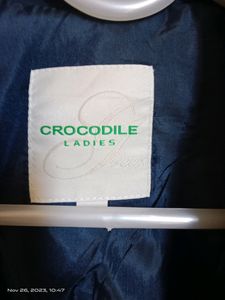 Navy Blue Crocodile Ladies Blazer