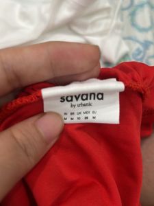 Red tank top