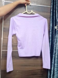 Lavender Full Sleeve Top