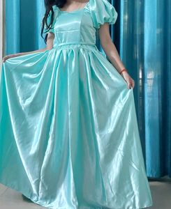Blue Ball  Gown Dress