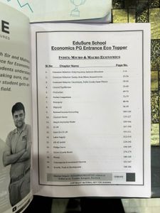 ISI, JNU, DSE, IIT Economics Entrance Exam Books