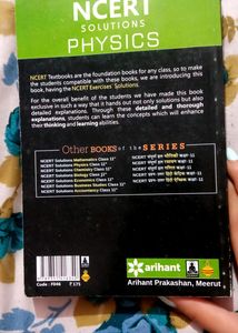 NCERT SOLUTION PHYSICS