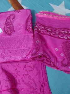 Pure Dola Silk Suit Jaipuri