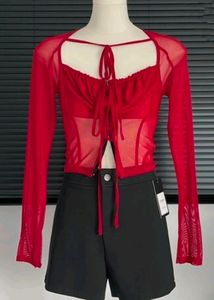 Red Corset Top