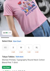 Tokyo Talkies Crop Tee For Woman