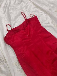 Red Mermaid Gown