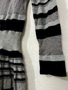 Striped Knit Mini Dress