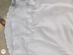 Light Blue Off Shoulder Top