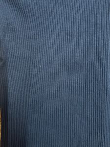 Ribbed Navy Blue Top