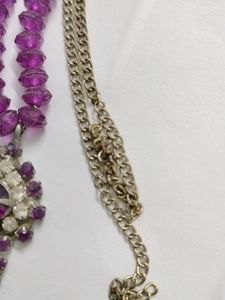Beautiful Purple Violet Chain (Necklace)