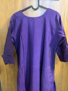 Elegant Purple Kurta