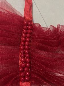 Red party wedding handgloves❤️
