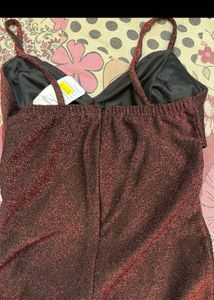 Burgundy Mini Dress