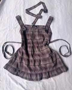 Cute Plaid Mini Dress
