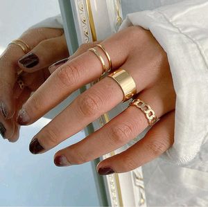 Silver &amp; Gold Ring Set