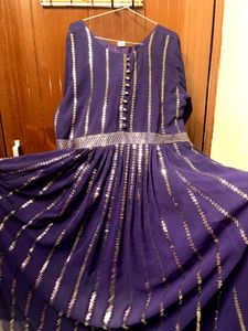 Elegant Purple Kurta Set